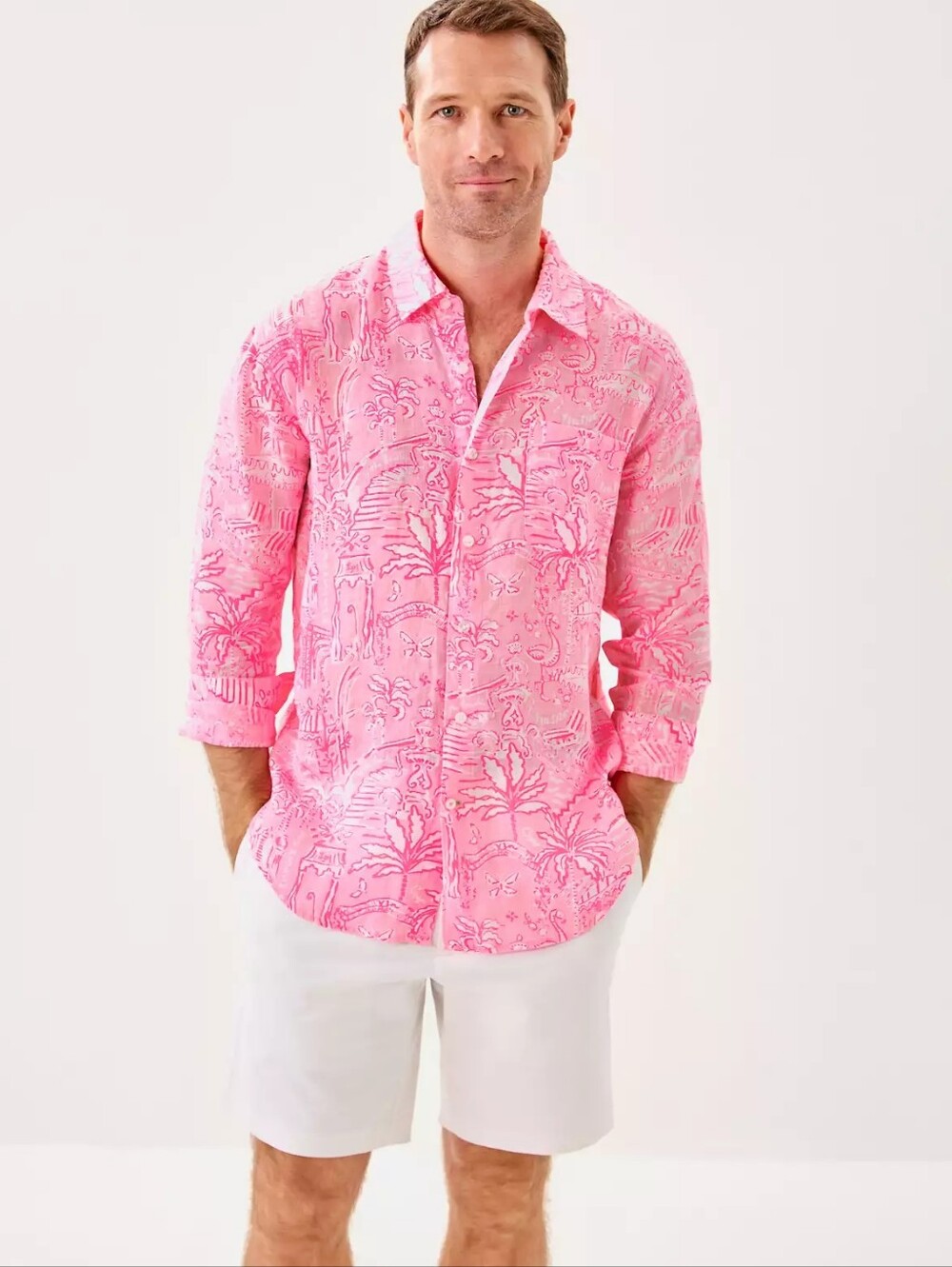 Lilly Pulitzer Mens Stuff Addison Shirt